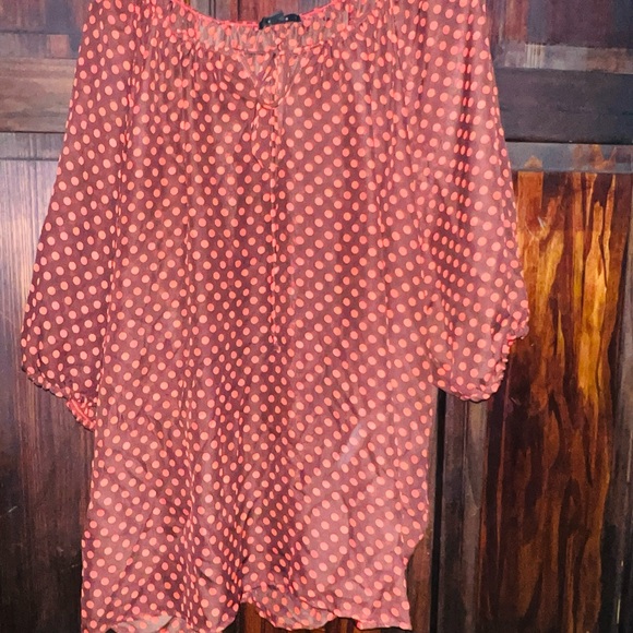 Expresso Polka Dot Women's‎ Top 2x - Picture 1 of 4